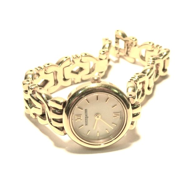Vintage Wittnauer CZ8230-0751 - Gold Toned Analog Ladies Wrist Watch - Picture 2 of 11